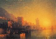 Ivan Aivazovsky The Island of Rhodes oil on canvas